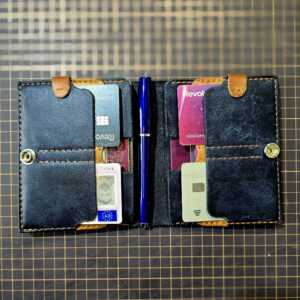Handmade Leather Dual Passport Holder | Silver Pine LC - Image 18