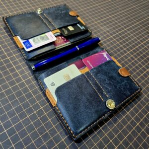 Handmade Leather Dual Passport Holder | Silver Pine LC - Image 17