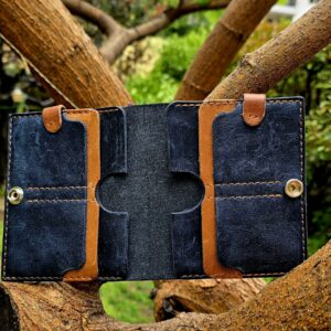 Handmade Leather Dual Passport Holder | Silver Pine LC - Image 14