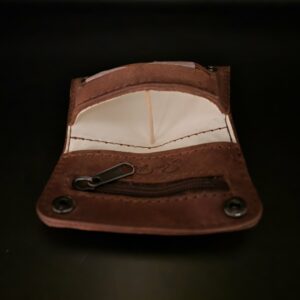 Handmade Leather Tobacco Day Pouch - Image 11