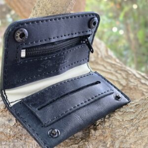 Handmade Leather Tobacco Day Pouch - Image 3