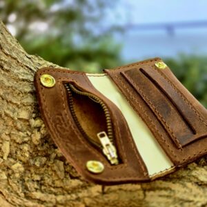 Handmade Leather Tobacco Day Pouch - Image 15